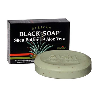 African Black Soap with Shea Butter & Aloe Vera in UAE